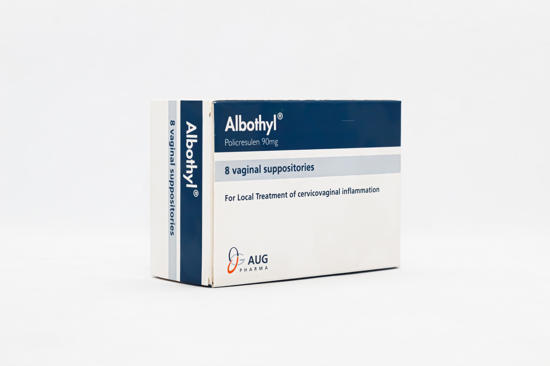 ALBOTHYL  90 MG 8 VAGINAL SUPP.