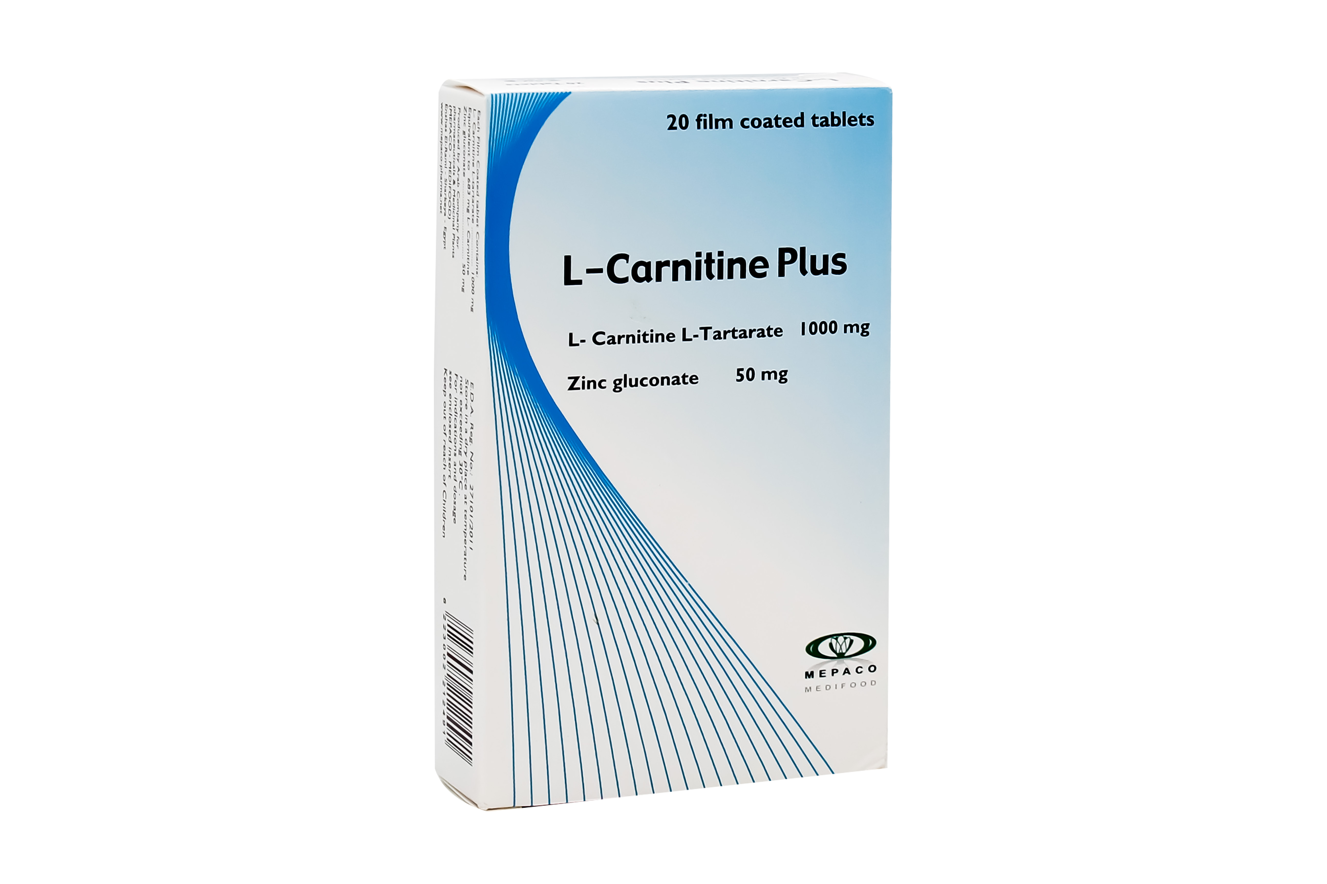 L - Carnitine Plus 20 Cap | Delmar & Attalla